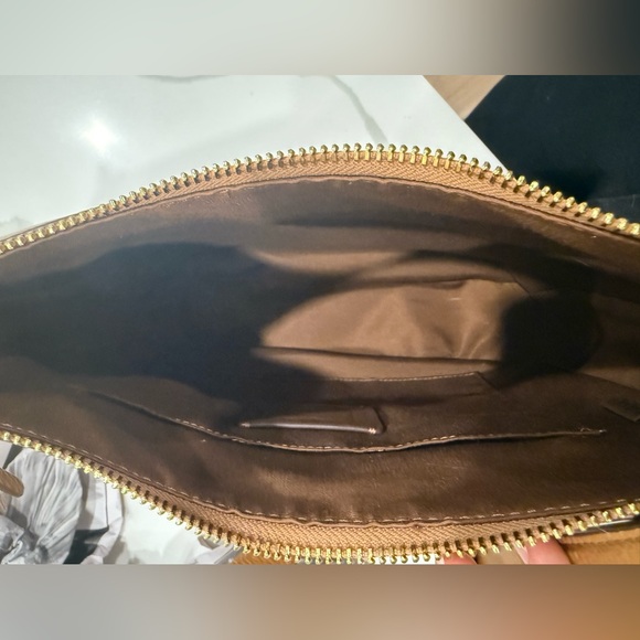 COACH Ellie File Bag- Light Saddle Pebbled Leather- Crossbody Coach Bags - Picture 8 of 10